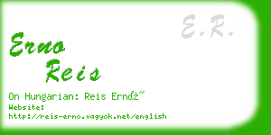 erno reis business card